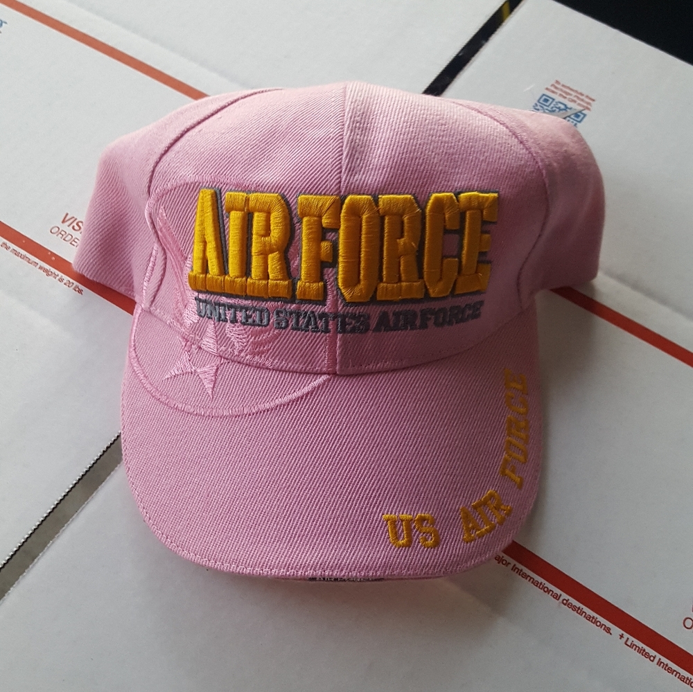 U.S. AIR FORCE PINK BALL CAP NEW